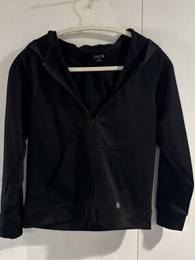 Zelos women’s Black Full-Zip Hoodie